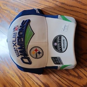 Official Locker Room Hat Pittsburgh Steelers Super Bowl XLIII Champions NFL